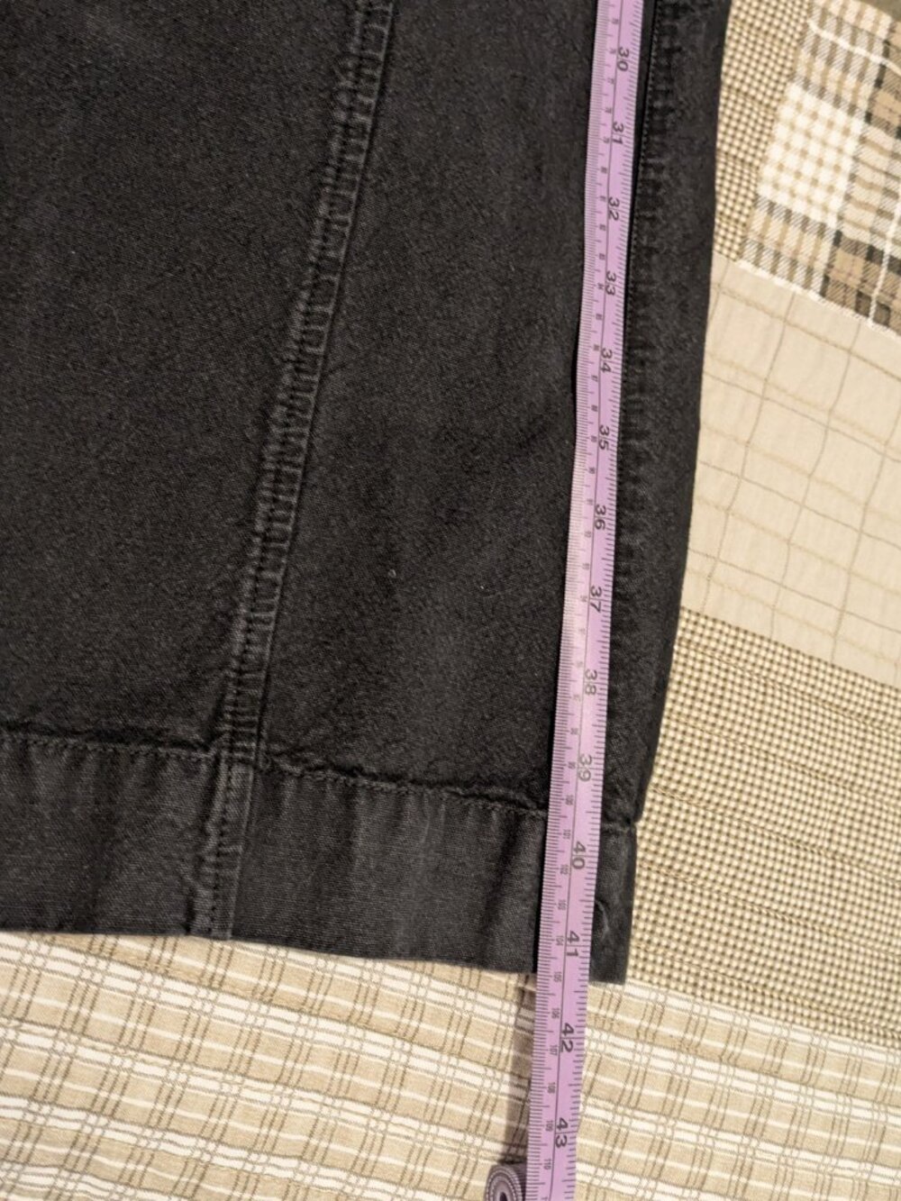 Free People Sky Rider Black Straight Leg Utility Pants Size XL - Picture 7 of 7